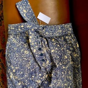 NWT Ulla Johnson Otto jeans in Indigo Marble.  Size 12.